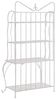 Regal PAVONA Metall 94 cm 50 cm Helles Beige Bild 5