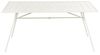 Gartentisch TERENZO 160 cm 90 cm Metall Hellbeige Bild 4