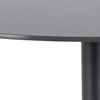 AC Design Furniture Marta Stehtisch in Schwarz mit Hitzebeständiger und Kratzfester Keramik-Tischplatte, Schwarzer Metalltrompetenfuß, Runder Stehtisch in Modernem Design, Ø: 80 x H: 105 cm Bild 4