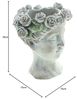 Pflanzer Rosenmädchen Blumenkasten Schale Pflanzkorb Pflanzschale Blumentopf Bild 5