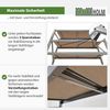 Schwerlastregal Emil 180x190x60 cm 3200 kg aus Stahl Stecksystem 4 Fachböden Pickregal Lagerregal Bild 5