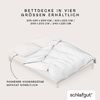 Schlafgut Knitted Jersey Bettwäsche | Bettbezug einzeln 200x200 cm | full-white Bild 4