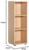 Möbelpartner Regal Lola 701356 samerbergbuche Dekor, 39,3 x 34,5 x 110,9 cm Bild 3