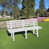 Spetebo Gartenbank Kunststoff Gartenbank 3-Sitzer 145 x 74 cm (Stück, 1-St, Anzahl), 200 kg Belastbarkeit Bild 2