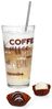 MamboCat Latte-Macchiato-Glas 12x Candy Latte Macchiato Gläser 380ml Schrift-Dekor stapelbar, Glas Bild 5
