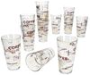 MamboCat Latte-Macchiato-Glas 12x Candy Latte Macchiato Gläser 380ml Schrift-Dekor stapelbar, Glas Bild 2