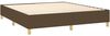 vidaXL Boxspringbett mit Matratze Dunkelbraun 180x200 cm Stoff 3128704 Bild 4