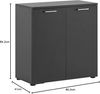 Möbelpartner Denver Büroschrank, Anthrazit, ca. 80,2 x 41 x 84,2 cm Bild 3