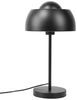 'Senette' Tischlampe Schwarz Metall 44 cm runder Schirm Kabel mit Schalter Industrie Look Bild 4