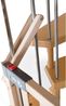 roba Treppenschutzgitter 'Safety Up' 93,5 - 120,5 cm - ohne Bohren mit Ampelfunktion - Holz massiv Bild 2