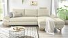 Ecksofa Skalm in beige mit Bettfunktion 284 cm Bild 2