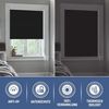 Verdunkelungsrollo Ohne Bohren - Klemmrollo für Fenster Schwarz B105 x H170cm-Stoffbreite 100cm Thermorollo Sichtschutz Sonnenschutz Fenster Rollo Innen Bild 4