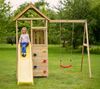 Wendi Toys Holz 'Pelikan', inkl. Picknicktisch, Schaukel und Rutsche, Natur, 280 x 270 x 270 cm, max. Belastbarkeit 50 kg Bild 5