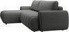 Vente-unique - FRIDORA Sofa Stoff Grau - B 168 cm x H 81 cm x L 272 cm Bild 4