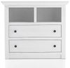Lomadox Garderoben-Set WINGST-61, (Spar-Set, 3-St), Landhaus-Stil Pinie weiß Nb. Kommode und Spiegel - : 244/206/45 cm Bild 2