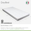 EVERGREENWEB Einzelmatratze für Schlafsofa, 12 cm hoch, orthopädische Wasserschaummatratze, hypoallergene und ergonimische Matratze mit weißem Bezug 70X190 – DAYBED Bild 3