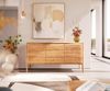 Sideboard Simcha 145 cm Akazie Natur 2 Türen 3 Schubladen Bild 4