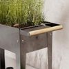 Herstera Garden Metall Hochbeet Barcelona | Silber Bild 4