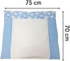 Babymajawelt Wickelauflage Wickelauflage Set 3 Teile BiG Dream - Super Soft 70 x 75 cm (3-tlg, Stoffwickelauflage inkl. 2x wasserfeste, abnehmbare Frotteebezüge), Made in EU, Waschbar, Weich, Modern, Baumwolle Bild 2