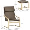 HOMCOM Relaxsessel Ruhesessel mit Armlehne (2-St) Bild 3
