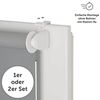 Doppelrollo Verdunklungsrollo - Klemmfix ohne Bohren, Blumtal, Lichtschutz, Freihängend, Klemmfix, Rollo für Fenster und Tür Bild 2