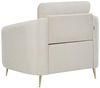 Sessel TROSA Stoff Helles Beige Bild 5
