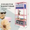 PROREGAL® Schwerlastregal Lagerregal Wohnregal Designregal 180x90x40cm Fachlast 175kg 5 Ebenen, Wunderschönes stillvolles Schwerlastregal in Pink, Gelb oder Mintgrün Bild 2
