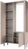 'Mirkosa' Garderobe-Set, Holz Cashmere, 197 x 33 x 105 cm Bild 5