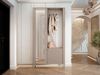 'Mirkosa' Garderobe-Set, Holz Cashmere, 197 x 33 x 105 cm Bild 4