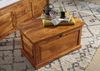 Truhe Akazie 90x50x50 honig lackiert OXFORD #0323 Bild 2