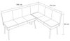 HTI-Living Eckbank Eckbank 195 x 154 cm (Stück, 1-St, 1 Eckbank), Sitzbank Polsterbank Bild 3