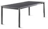 Sieger 3980-55 Exclusiv-Ausziehtisch mit Vivodur® Dekorplatte, Aluminium Eisengrau 95 x 75 x 165/225/285 cm Bild 2