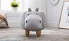 Kinderhocker Nildpferd/Hippo weiß Bild 2