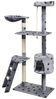 vidaXL Katzen-Kratzbaum 150 cm Pfoten-Aufdruck Grau 170486 Bild 5