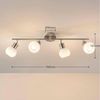 Lindby Deckenleuchten Elaina, Metall, Alu IP20, 4 x 4,5 W LED Bild 4