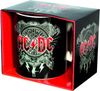 AC DC Kaffeetasse Black Ice, Porzellan, schwarz, 8 cm Bild 3