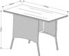 VCM Raloso 920284 H. 74 x B. 114 x T. 64 cm Bild 2