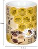 KÖNITZ 1113302445 Wissensbecher BIENE 490 ml aus Porzellan / Motivbecher Bild 5