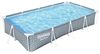 Steel Pro™ Frame Pool ohne Pumpe 366 x 201 x 66 cm, Blattform-Design, eckig Bild 3