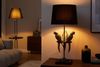 riess-ambiente Tischleuchte WILDLIFE 75cm schwarz / gold, Ein-/Ausschalter, ohne Leuchtmittel, Wohnzimmer · Stoff · Metall · Marmor · Papagei-Skulptur · Schlafzimmer Bild 3
