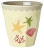 rice Kinderbecher Rice Melamin 6er-SET Becher - Blue Ocean Print 160ml, Melamin Bild 5