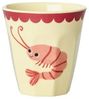 rice Kinderbecher Rice Melamin 6er-SET Becher - Blue Ocean Print 160ml, Melamin Bild 4
