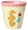 rice Kinderbecher Rice Melamin 6er-SET Becher - Blue Ocean Print 160ml, Melamin Bild 3