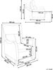 Sessel Grau ROYSTON Bild 3
