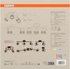 OSRAM LED-Deckenleuchte, GU10, 10,2 W, 690 lm, 2700 K, 3-Spot-Leuchte, dimmbar Bild 4