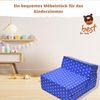 Best For Kids Kindersessel/Reisebettmatratze 3-in-1, schwarz Bild 5