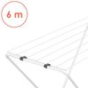 Spetebo Wäscheständer Wäscheständer klein klappbar 6 m Trockenlänge - 88 x 83 cm, zusammenklappbar Bild 3