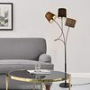 lux.pro 'Treviso' Stehleuchte 3-Flammig, E14 Max. 40W, Metall/Stoff Mehrfarbig, 146 x 24 x 24 cm Bild 4