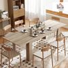 HOMCOM Klapptisch 180-260 x 90 cm (Tisch, 1-St, Küchentisch), Esszimmertisch für kleine Räume, Esszimmer, Eiche Bild 2