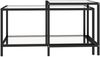 vidaXL Beistelltische 2 Stk. Hartglas Transparent 331613 Bild 5